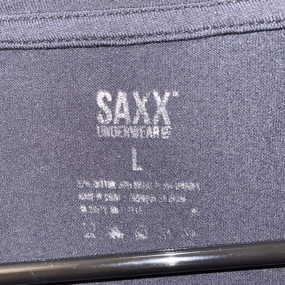 Saxx underwear super soft black tee - Picture 4 of 6